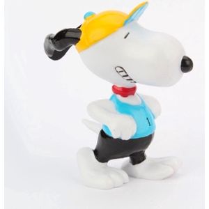 Peanuts - snoopy aan het sporten - speelfiguur - 6 cm - schleich.