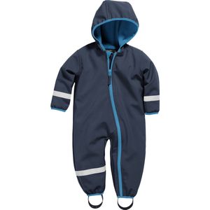 Playshoes - Softshell Overall voor baby's en peuters - Donkerblauw - maat 92cm