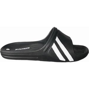 Patrick slippers Ride-010, Zwart/wit, maat 39-40