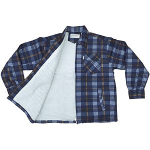 Houthakkershemd XXL - Flanel Thermo Overhemd Geruit Gevoerd voor Werk