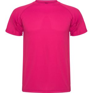Fuchsia 2 Pack unisex sportshirt korte mouwen MonteCarlo merk Roly maat S