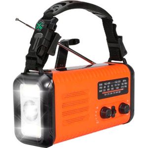 Noodradio Solar - Powerbank - 2025 Versie - Radio - Opwindbare Wereldontvanger - Betrouwbare Noodvoorziening