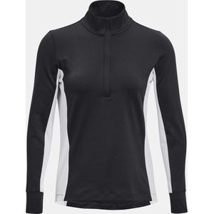 UA Storm Midlayer 1/2 Zip-Jet Gray / Black / Metallic Silver
