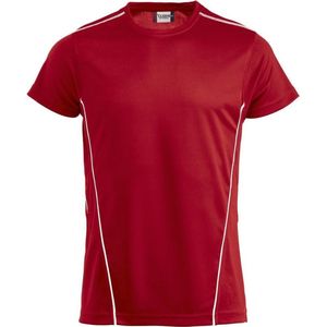 Ice Sport-T polyester 150 g/m² rood/wit xs