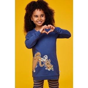 Woody Meisjes Pyjama blauw - maat 24m/2Y