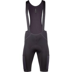 Nalini Heren Fietsbroek kort met bretels - Koersbroek - wielrenbroek Zwart - GRAVEL BIB SHORT Black - M