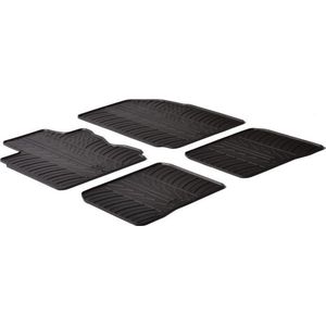 Gledring Rubbermatten passend voor Ford S-Max 5 deurs 2012-2015 & Ford Galaxy 2012-2015 (T profiel 4-delig + montageclips)