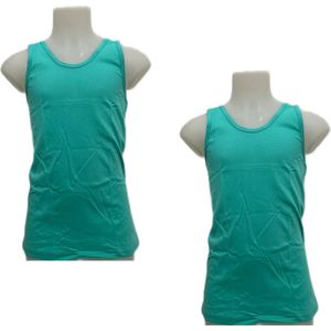 Embrator Jongens Hemdjes 2-stuks zeegroen maat 128/134