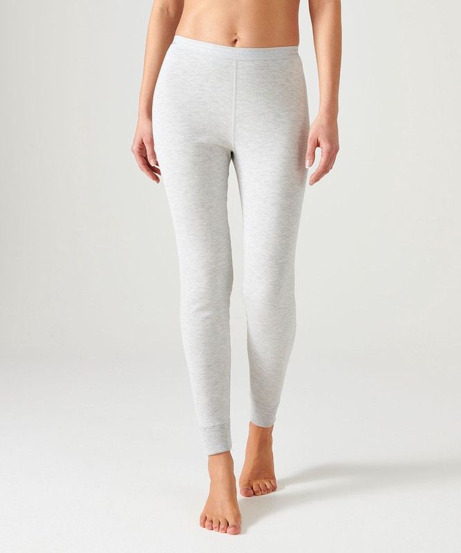 Damart - Thermolactyl ondermode, geborstelde fleece - Dames - Grijs - 34-36