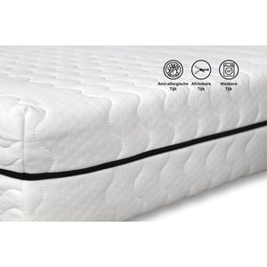 Akkon® Baby en Peuter Matras 90x80 - 10 cm dik | Polyether SG30 - Premium Tijk