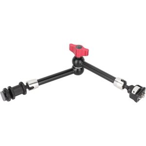 Multifunctionele scharnierarm met verdraaibare 1/4""-20-houder en schoenadapter (rode knop) - 3662