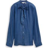 TOM TAILOR - Blouse - Blauw - Denim