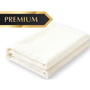 Droomtextiel - Flanel Premium - Laken - Crème - Tweepersoons 200x260 cm - Super Zacht