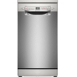 Bosch Serie 2 SPS2HKI42E, Vrijstaand, Slimline (45 cm), Roestvrijstaal, Zilver, Knoppen, 1,75 m