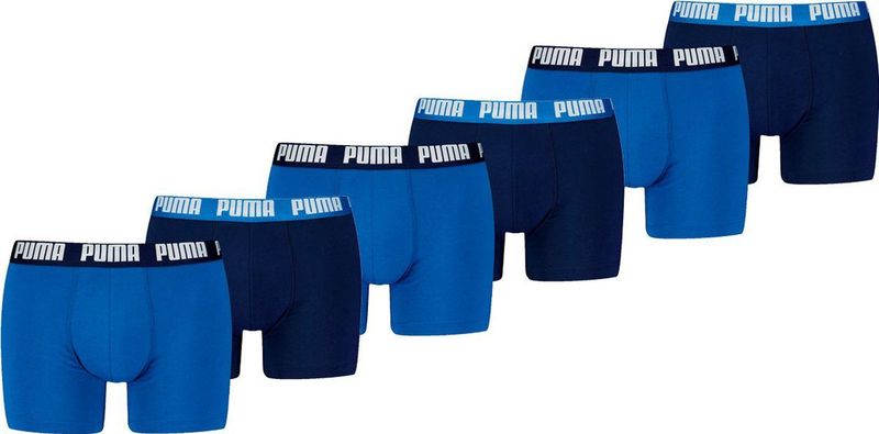 Puma - Everyday Basic - Boxershorts - Blauw - 6-pack