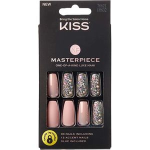 Kiss Gellak Masterpiece Nails - Kunstnagels - Inclusief nagellijm - 30 stuks - Everytime I Slay