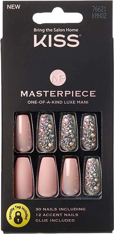 Kiss Gellak Masterpiece Nails - Kunstnagels - Inclusief nagellijm - 30 stuks - Everytime I Slay