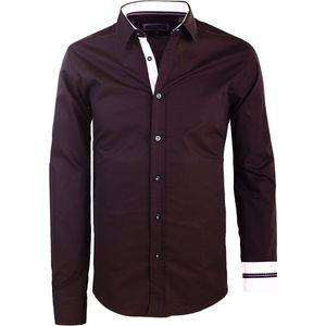 Carisma Zwart Overhemd Lange Mouw Met Stretch 8441 - 3XL