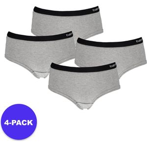 Apollo (Sports) - Dames Hipster Bamboe - Grijs- Maat M - 4-Pack - Voordeelpakket