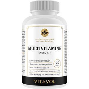 VITAVOL - Multivitamine Energie+ 75 Stuks voor 75 Dagen