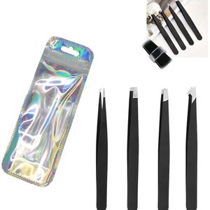 Vielseitiges 4er Set：Enthält 4 verschiedene Modelle von Augenbrauen Pinzette Profi, um alle Ihre Bedürfnisse zu decken - von präziser Augenbrauenformung bis hin zur Behandlung von eingewachsenen Haaren. Mit unserem Pinzetten Set haben Sie die passen