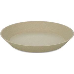 Diep Bord, 24 cm, Set van 4, Organic, Zand Beige - Koziols-sConnect Plate