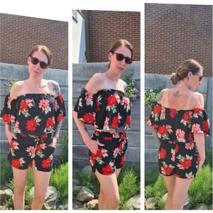 Set Summer Flower Red