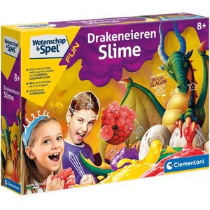Clementoni - Wetenschap & spel - Slijm van Drakeneieren (Nederlandse taal) - Experimenteerset, wetenschapslab, wetenschapsdoos