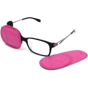 2 x Roze Brilpatch – Brilpleister – Amblyopie – Lui Oog -Afdekken Lui Oog – Oogpleister – Occlusietherapie