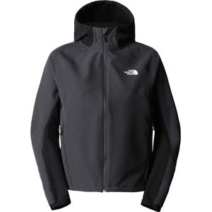 The North Face Athletic Outdoor Hoodie Jas Dames Softshell Asphalt Grey-Tnf Black XL