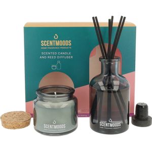 Scentmoods cadeauset geurstokjes Secrets & geurkaars Secrets