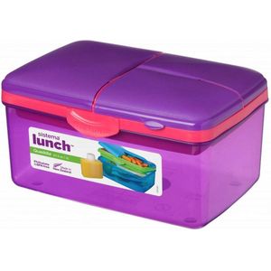 Sistema Lunchbox 2L Quaddie - Paars/Gekleurd