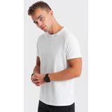 Ombre - T-Shirt Heren - Rood - met bies