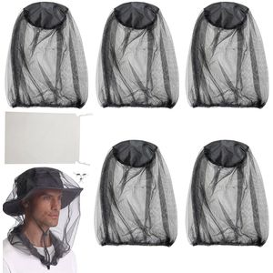 Muggennet - Universele maat - 5 stuks - Zwart