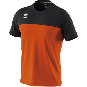 Errea - T-Shirt Mc Jr. - Oranje Zwart - Sportwear - Kind