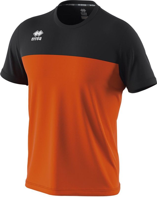 Errea - T-Shirt Mc Jr. - Oranje Zwart - Sportwear - Kind