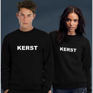 Kerst Trui Zwart - Maat XS - Kerstkleding voor dames & heren