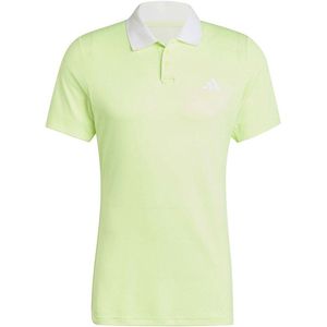 Adidas Freelift Korte Mouw Poloshirt Groen S Man