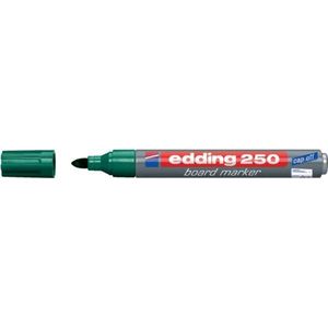 Viltstift Edding 250 whiteboard rond groen 1.5-3mm