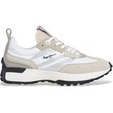 Pepe Jeans - Lucky Party - Leren Sneakers - Wit