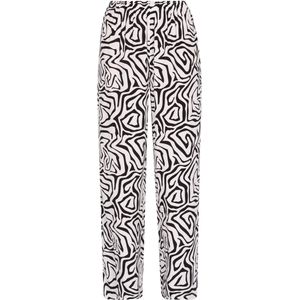 myMo - ROCKS - Broek - Zwart/Wit - Wide Leg - High Waist