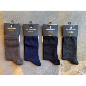 4 Pack Harbour Socks met merinowol - 4 kleuren- merinowol - naadloos