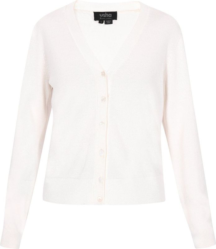 Usha - Cardigan - Regular Fit - V-hals - Lange Mouwen - Classic Look Collection