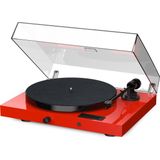 Pro-Ject E1 Jukebox – Platenspeler met Bluetooth input, (voor) versterker en ontvanger - Analoog – HiFi Stereo - Rood