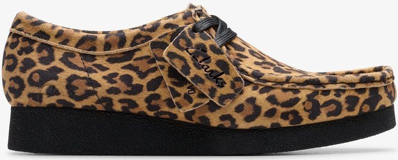 CLARKS WallabeeEVO Heren Veterschoenen - Leer - Zwart