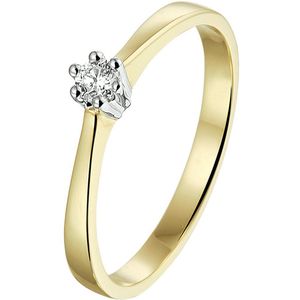 Ring Diamant 0.10ct H Si