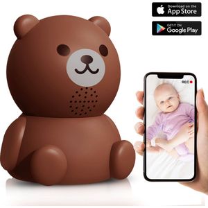 Little Immi - Babyfoon met camera en app - 1080HD - Video opname & Audio optie - Baby monitor met bewegingsdetectie