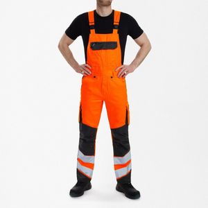 Engel Safety Light Amerikaanse overall 3545-319 - Hi-vis Orange / Anthracite Grey - 34