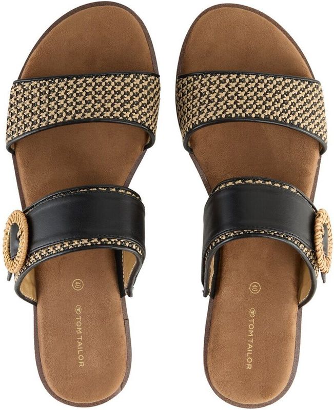 Tom Tailor - Platte Sandalen - Gevlochten Patroon