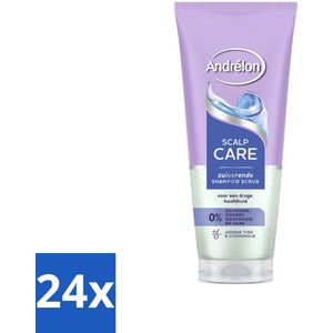 Andrélon – Shampoo Scrub – Anti Roos – 200 ml - Voordeelverpakking - 24 stuks
